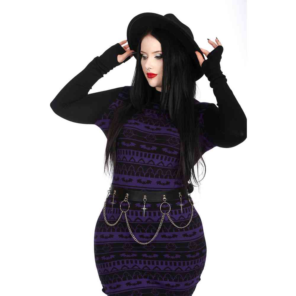 Banned - Angel Taille riem - Zwart